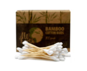 Ohrstäbchen aus Bambus und BIO Baumwolle 200 Stück